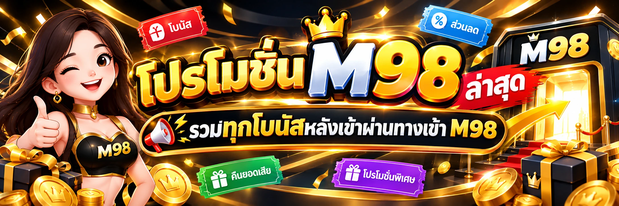 โปรโมชั่น M98 ล่าสุด